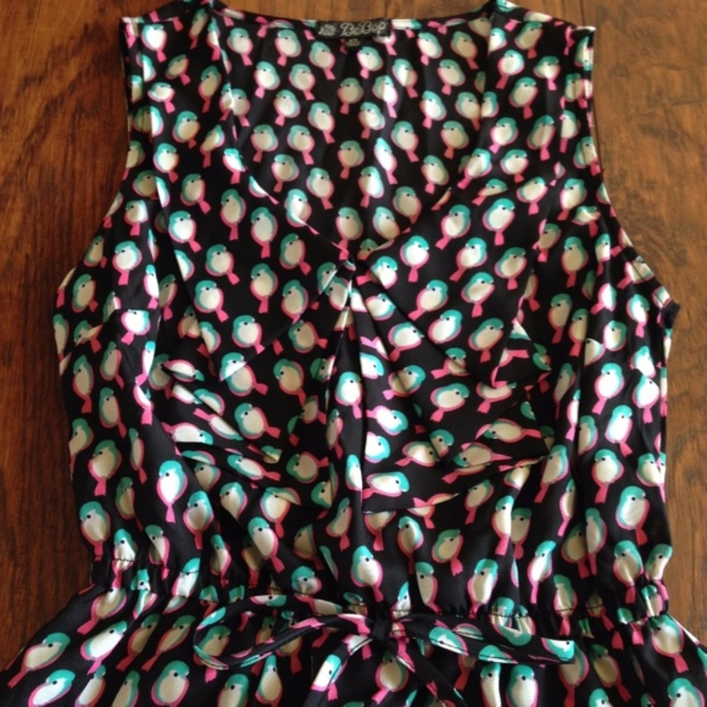 Bebop Dress XS Bird Print!